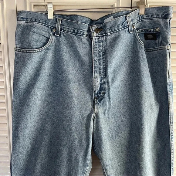 Harley Davidson Light Blue Jeans Men size 42x30 Made in USA - Picture 3 of 16